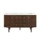 James Martin Vanities Amberly 60in Double Vanity, Mid-Century Walnut w/ 3 CM White Zeus Top 670-V60D-WLT-3WZ - alternate 3